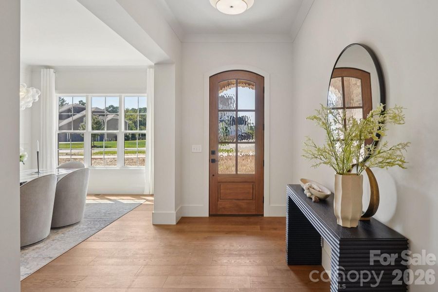 Furnished interior view inside a new home in , Huntersville (Image 5).