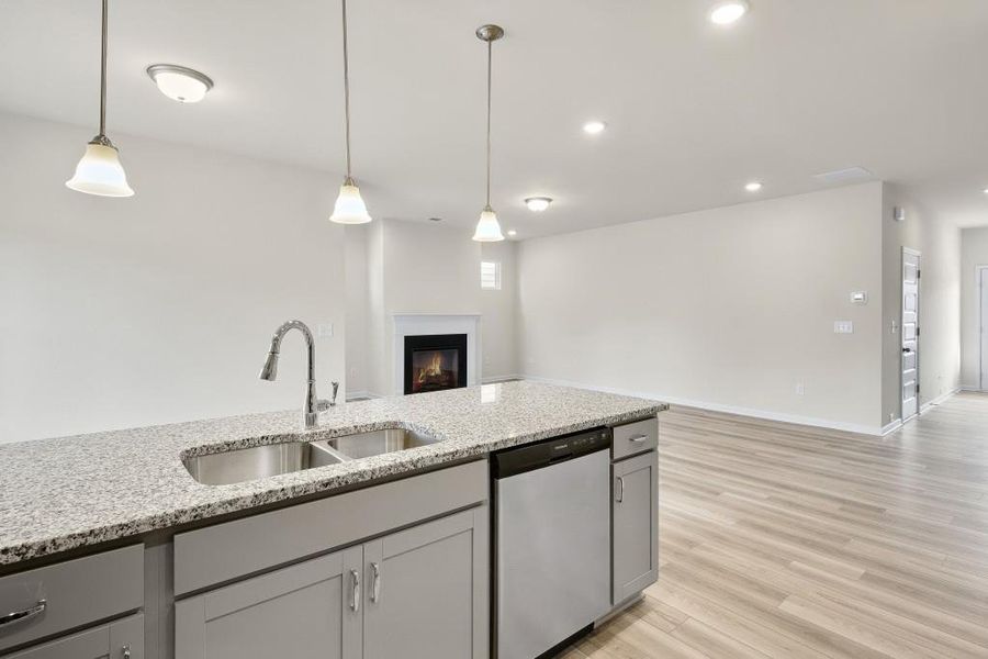 Furnished interior view inside a new home in Sanders Park, Austell (Image 9).