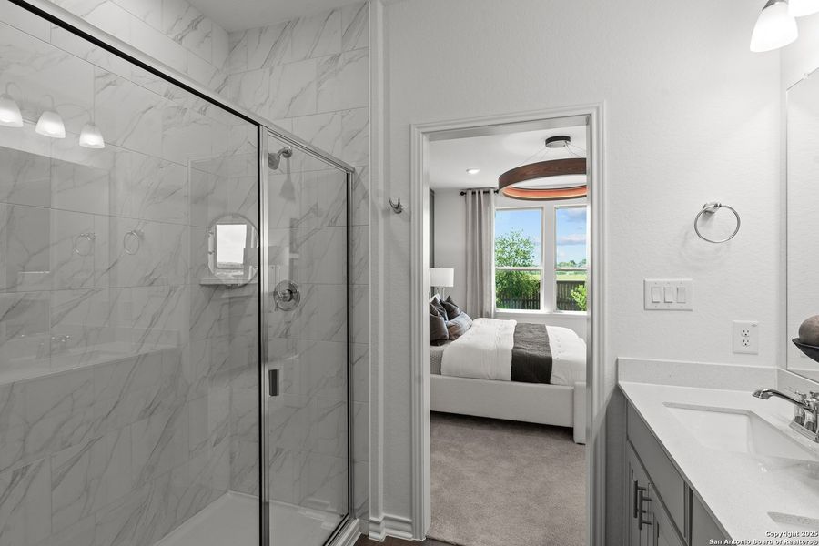 Furnished interior view inside a new home in Dove Song, Marion (Image 18).