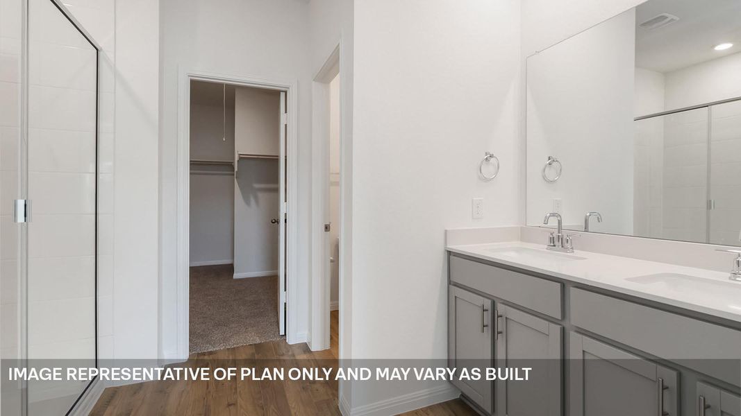 Furnished interior view inside a new home in Bar W Ranch, Leander (Image 6).