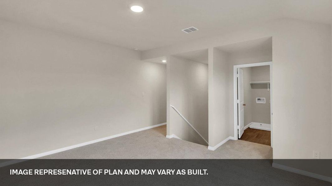 Spacious, unfurnished interior of a new home in Prairie Lakes, Buda (Image 21).
