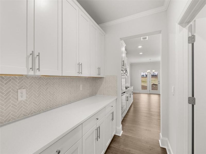 Furnished interior view inside a new home in Haven Abbey, Cumming (Image 11). Furnished interior view inside a new home in Haven Abbey, Cumming (Image 11).