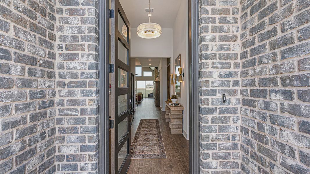 Representative exterior details of a home built from the Silas by Chesmar Homes in Crescent Bluff, Georgetown (Image 3).