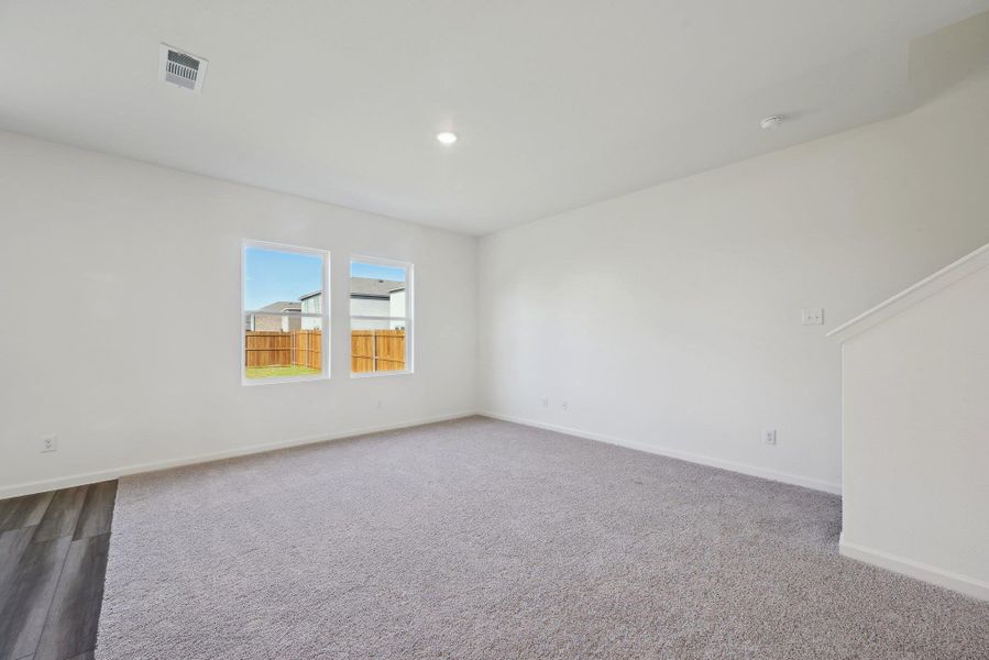 Spacious, unfurnished interior of a new home in Elm Park, Austin (Image 20). Spacious, unfurnished interior of a new home in Elm Park, Austin (Image 20).