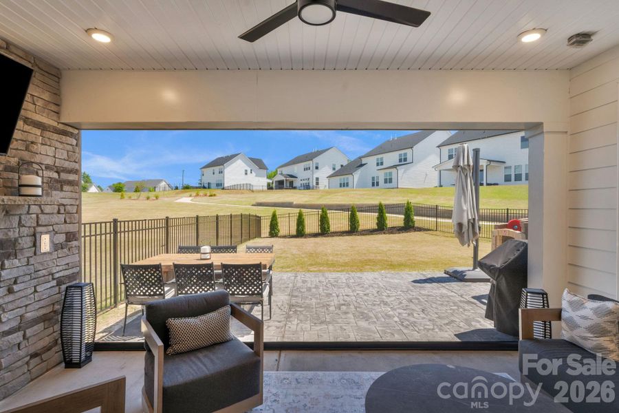 Exterior details and patio area of a home in , Fort Mill (Image 26).