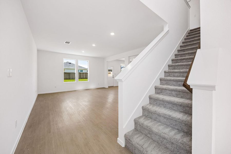 Spacious, unfurnished interior of a new home in Montgomery Bend, Montgomery (Image 24). Spacious, unfurnished interior of a new home in Montgomery Bend, Montgomery (Image 24).