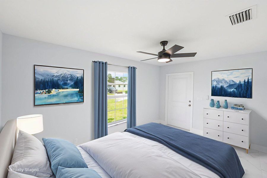 Furnished interior view inside a new home in , Port St. Lucie (Image 8). Furnished interior view inside a new home in , Port St. Lucie (Image 8).