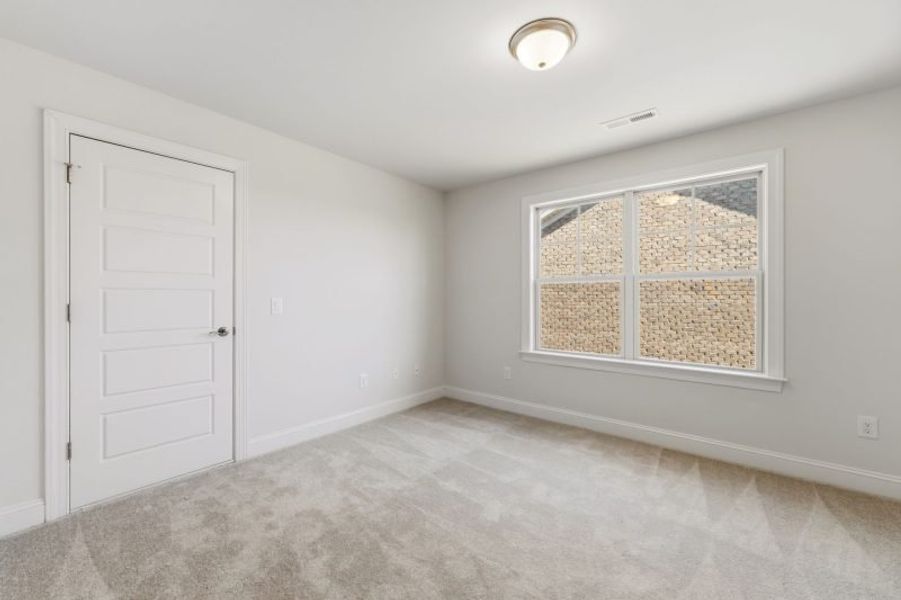 Representative unfurnished interior of a home built from the Cosmopolitan by Keystone Homes NC in Weybridge, Burlington (Image 115). Representative unfurnished interior of a home built from the Cosmopolitan by Keystone Homes NC in Weybridge, Burlington (Image 115).
