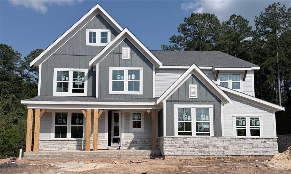 In-progress construction of a new home in Governor’s Preserve, Canton, GA (Image 11).