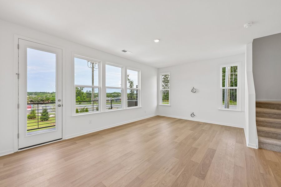 Spacious, unfurnished interior of a new home in Senata at Research Park, Charlotte (Image 16). Spacious, unfurnished interior of a new home in Senata at Research Park, Charlotte (Image 16).