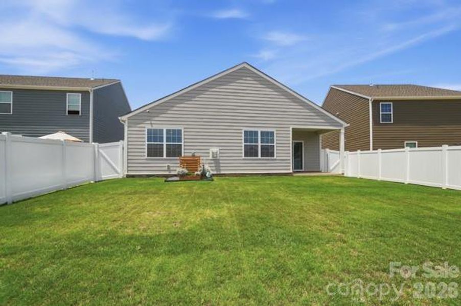 Exterior details and patio area of a home in Secrest Commons, Monroe (Image 22).