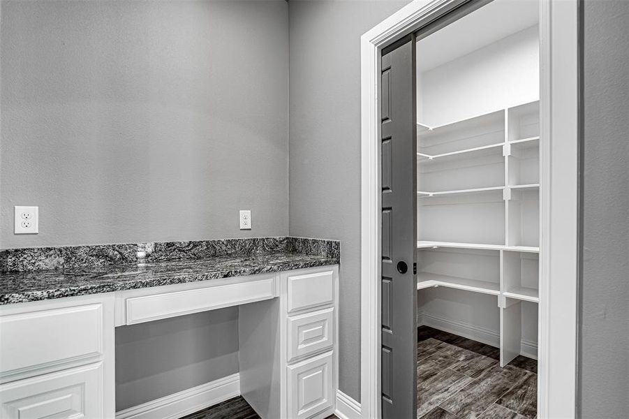 Bathroom featuring hardwood / wood-style floors