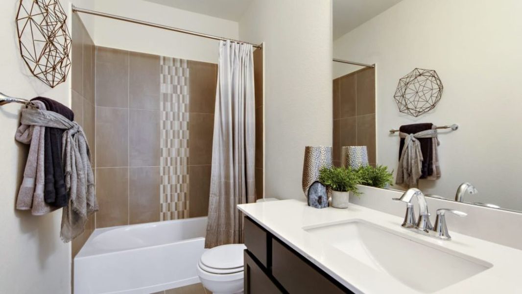 Furnished interior view inside a new home in Saddle Creek, Georgetown (Image 8). Furnished interior view inside a new home in Saddle Creek, Georgetown (Image 8).