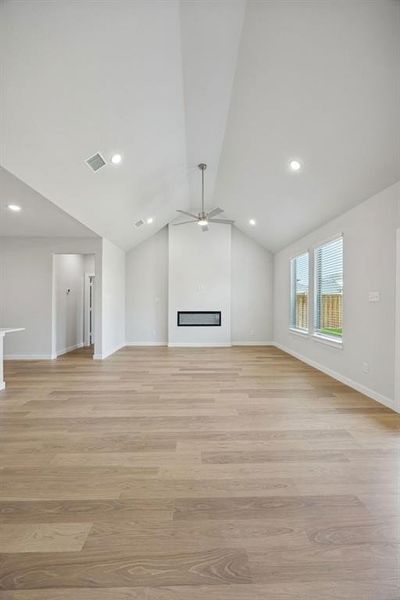 Living Room in the Masters home plan by Trophy Signature Homes – REPRESENTATIVE PHOTO