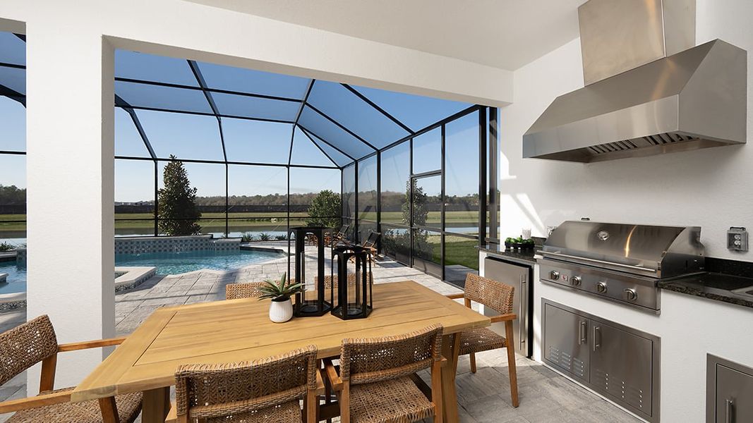 Representative exterior details of a home built from the Pallazio II by Taylor Morrison in Westview Community Group Page, Kissimmee (Image 25).