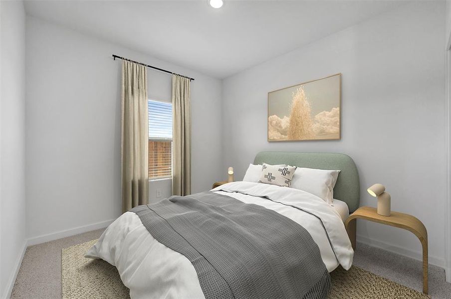 Furnished interior view inside a new home in Aspire at Reunion, Newark (Image 12).