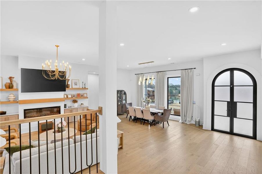 Furnished interior view inside a new home in , Hoschton (Image 11).