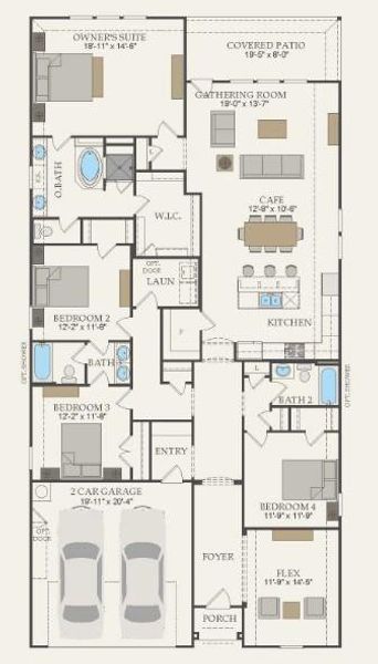 Pulte Homes, Doucette floor plan Pulte Homes, Doucette floor plan