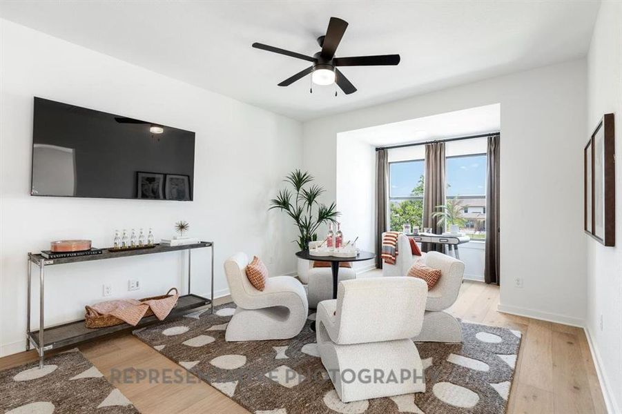 Furnished interior view inside a new home in Meraki, Forney (Image 32).