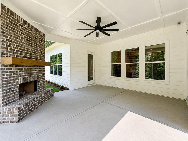 Exterior details and patio area of a home in , Pendergrass (Image 23).