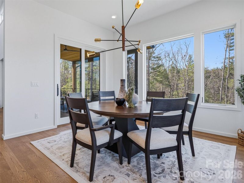 Furnished interior view inside a new home in , Asheville (Image 8).