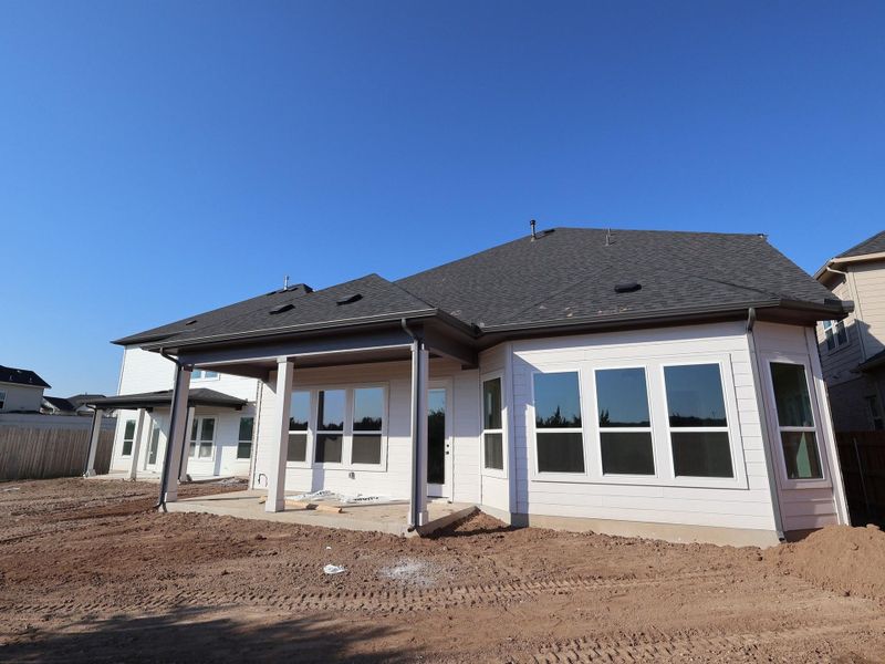 Exterior details and patio area of a home in Barksdale, Leander (Image 4). Exterior details and patio area of a home in Barksdale, Leander (Image 4).