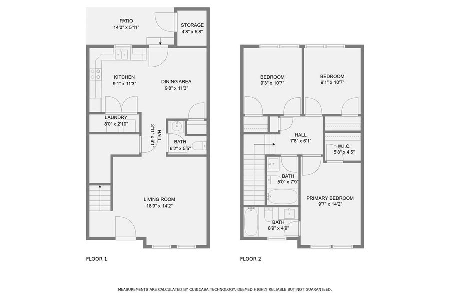 2D floor plan layout of this home in , Charlotte, NC (Image 5).