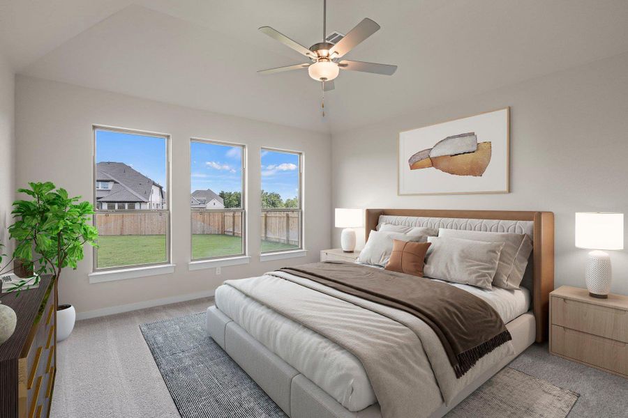 Primary Bedroom - Virtually Staged