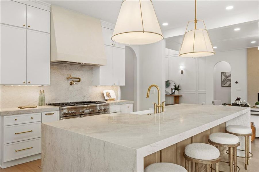 Furnished interior view inside a new home in , Johns Creek (Image 13).