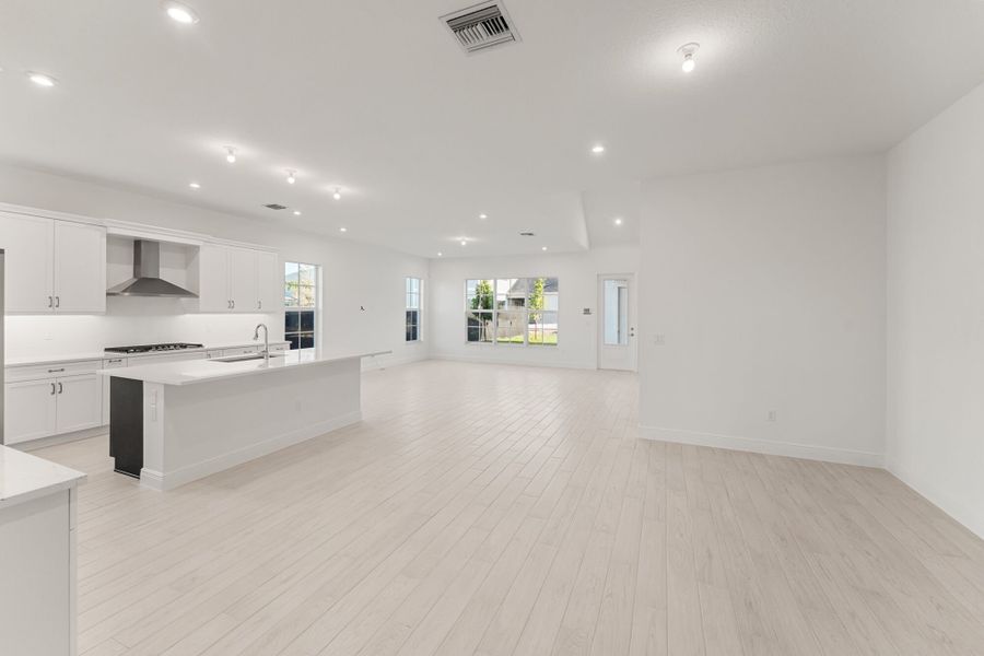 Representative unfurnished interior of a home built from the Zinnia by Mattamy Homes in Newfield, Palm City (Image 11).