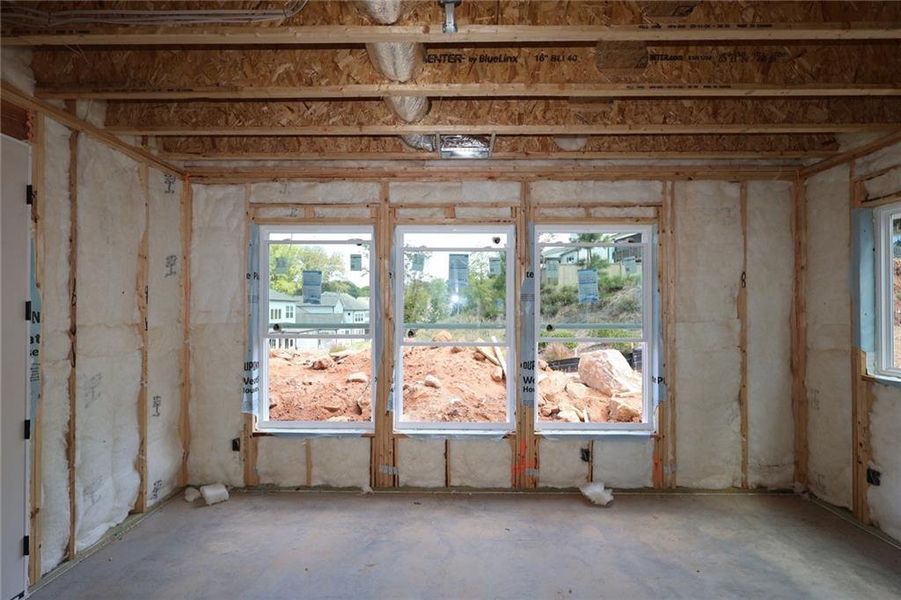In-progress construction of a new home in Havencroft, Woodstock, GA (Image 9).