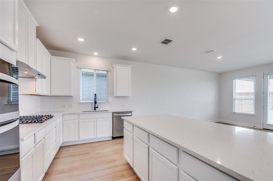 Furnished interior view inside a new home in Sierra Vista at Kelly Ranch, Aledo (Image 6).