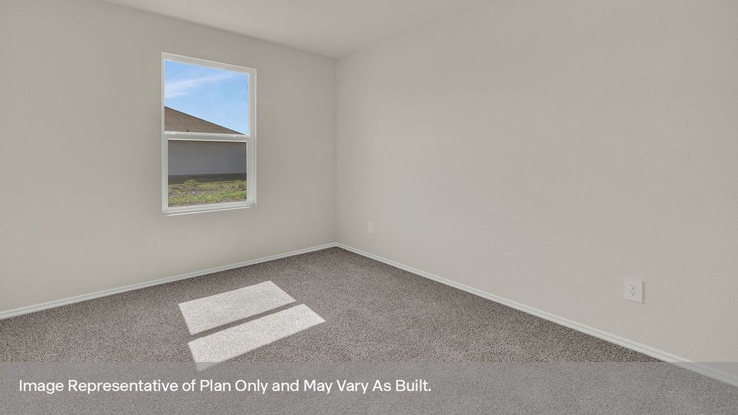 Representative unfurnished interior of a home built from the The Bailey by D.R. Horton in Navarro Fields, Seguin (Image 10).