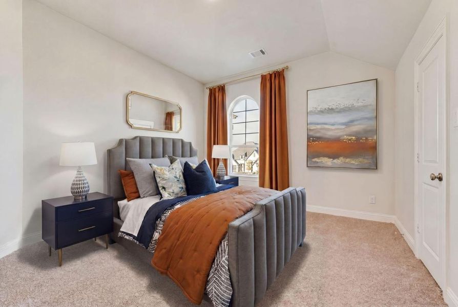 Furnished interior view inside a new home in Somercrest, Midlothian (Image 26).