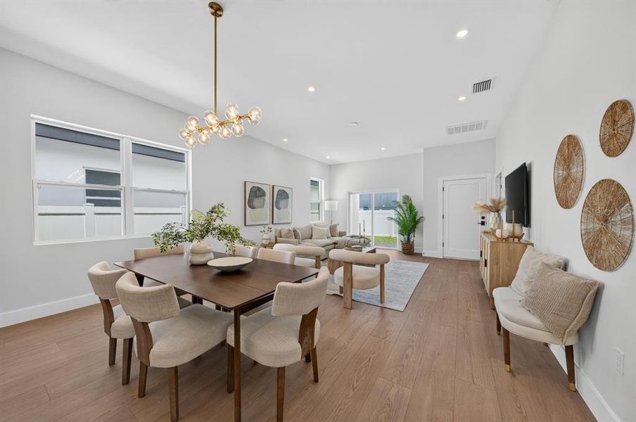 Furnished interior view inside a new home in , St. Petersburg (Image 3).