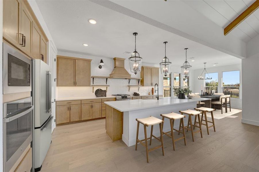 Furnished interior view inside a new home in Heath Golf & Yacht Estates, Heath (Image 28).