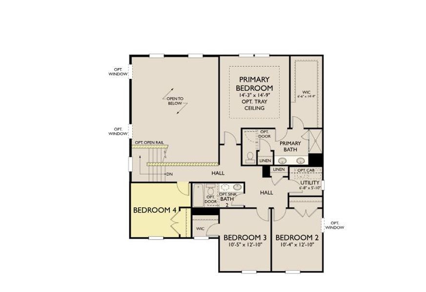 2D floor plan layout of this home in , Summerville, SC (Image 3).