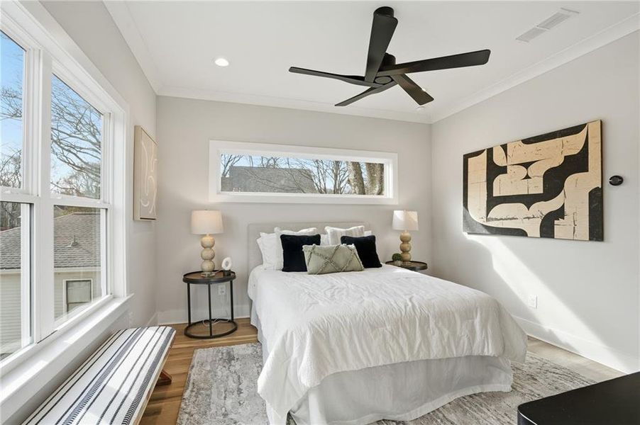 Furnished interior view inside a new home in , Atlanta (Image 35).