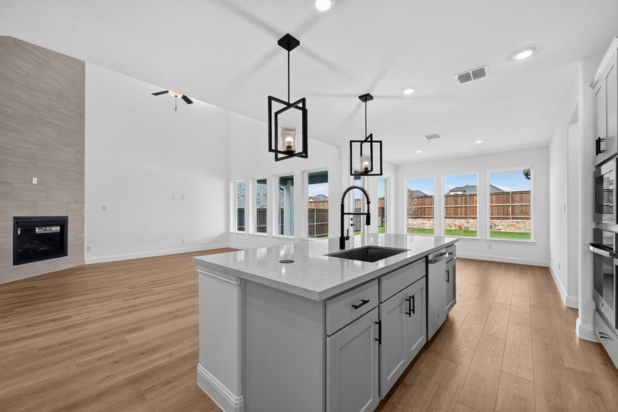 Furnished interior view inside a new home in The Ridge at Northlake, Northlake (Image 5).