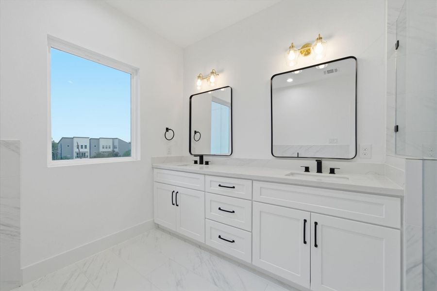Furnished interior view inside a new home in , Houston (Image 28).