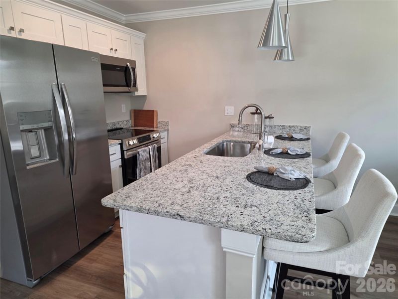 Furnished interior view inside a new home in , Hickory (Image 8).