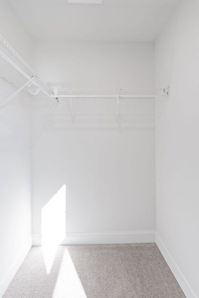 Representative unfurnished interior of a home built from the Fairfield Lux by Keystone Homes NC in Weybridge, Burlington (Image 107).