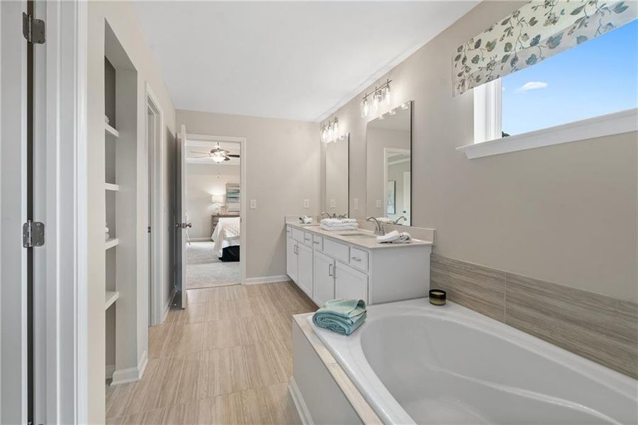 Furnished interior view inside a new home in Hickory Heights, Acworth (Image 26).