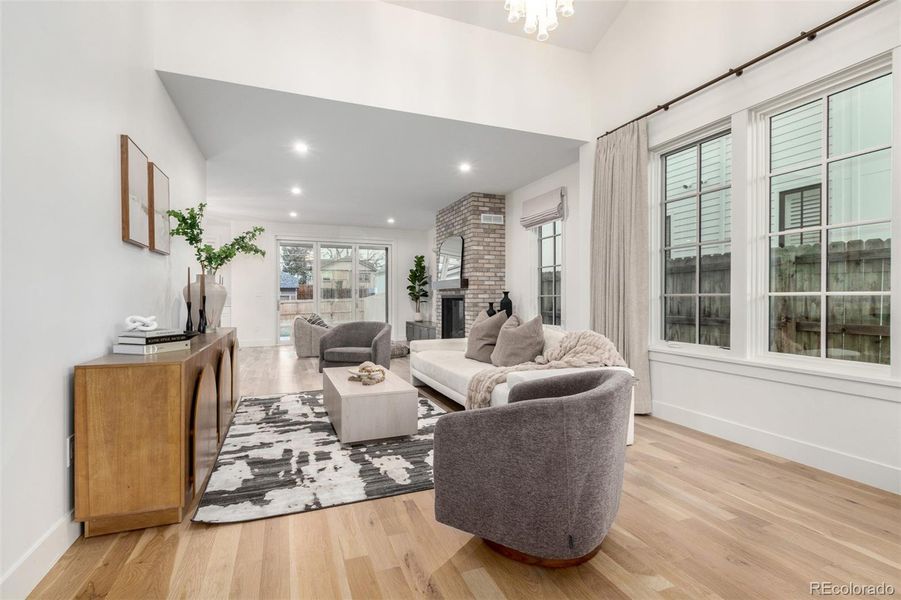 Furnished interior view inside a new home in , Denver (Image 13).