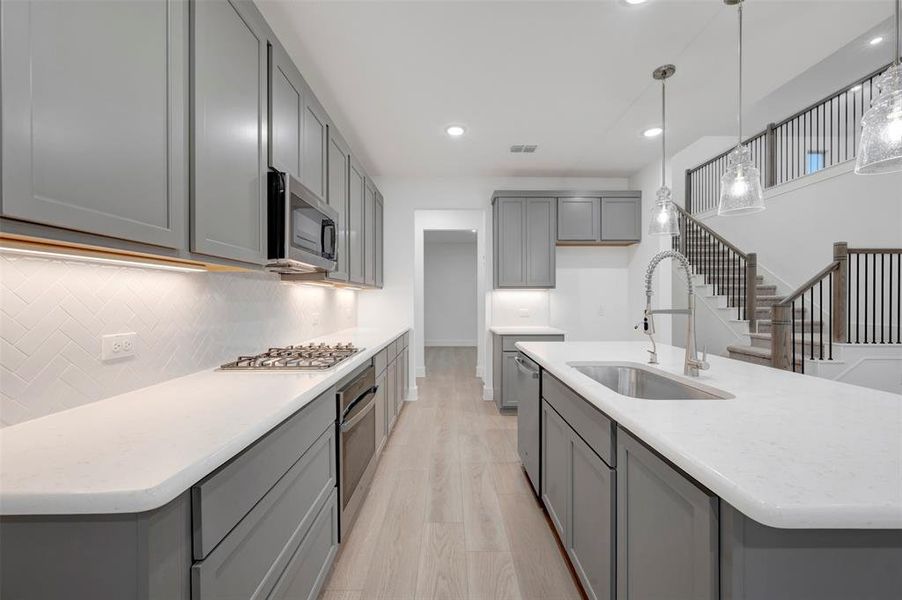Furnished interior view inside a new home in Vintage Village, Argyle (Image 4).