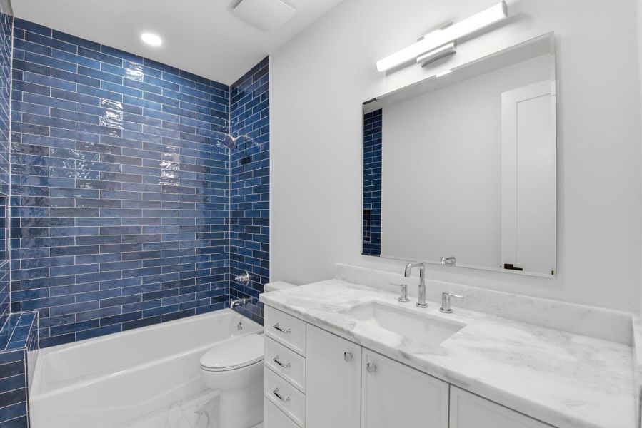 Furnished interior view inside a new home in , Houston (Image 10).