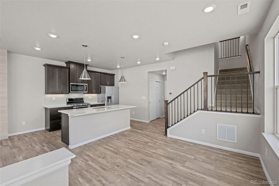 Furnished interior view inside a new home in Ralston Creek, Arvada (Image 13).