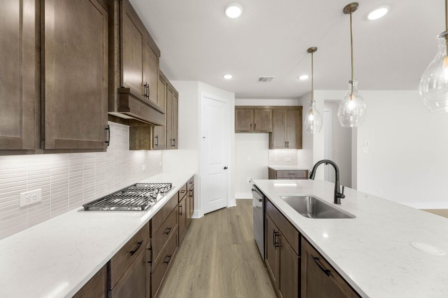 Image 10 representing the Holly by Tri Pointe Homes in Treeline, Justin, TX.