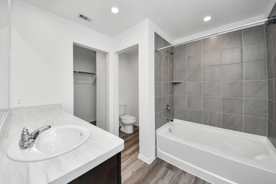 Furnished interior view inside a new home in Legacy Park, Houston (Image 7).