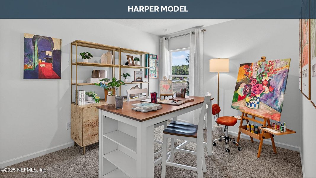 Furnished interior view inside a new home in , Bunnell (Image 7).